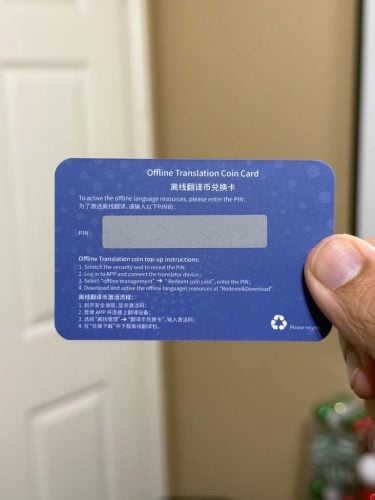 Click to view full screen Lavnov™ Translator Earbuds photo review