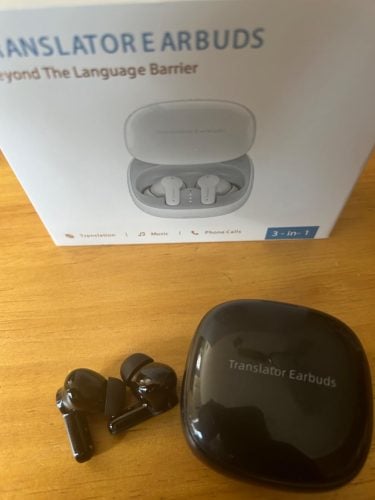 Click to view full screen Lavnov™ Translator Earbuds photo review