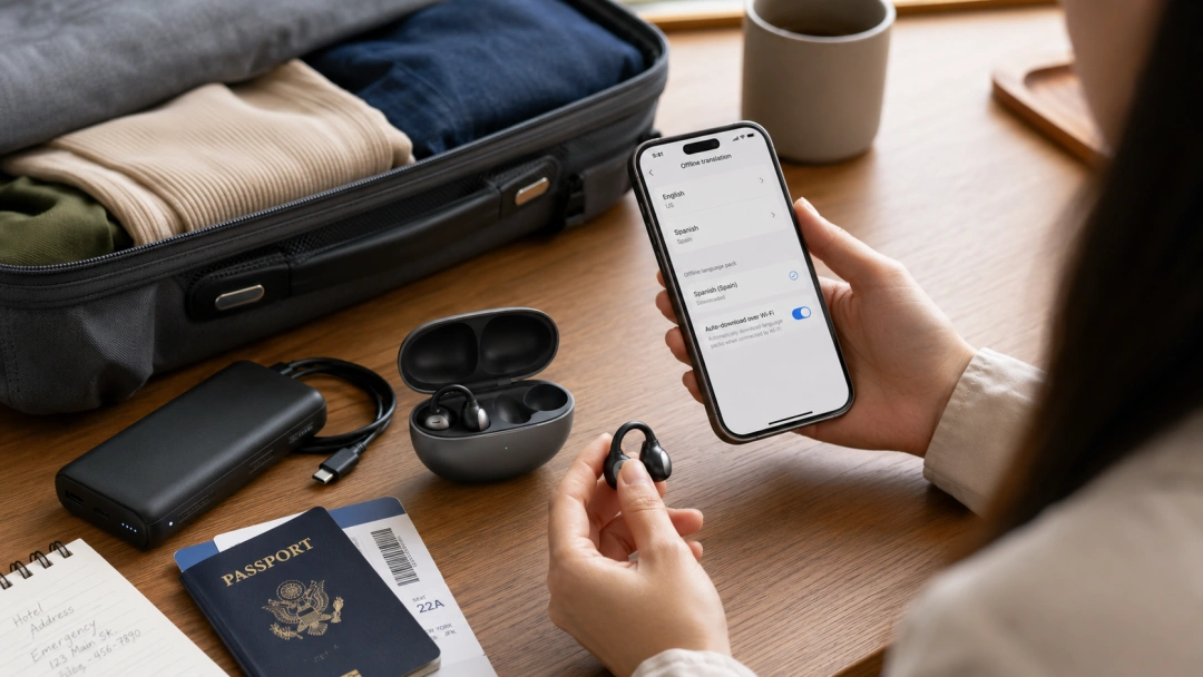 How to Prepare Offline Translation Earbuds Before a Trip